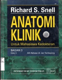 Image of ANATOMI KLINIK untuk Mahasiswa Kedokteran Bagian 1