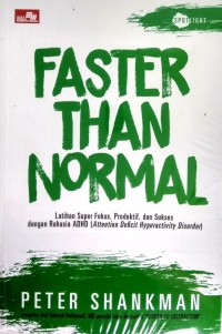 Image of Faster Than Normal (ADHD)